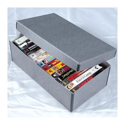 Boîte de rangement VHS et audiocassette