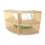 d nature view curve-in cabinet