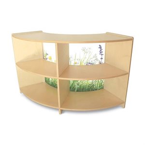 d nature view curve-out cabinet