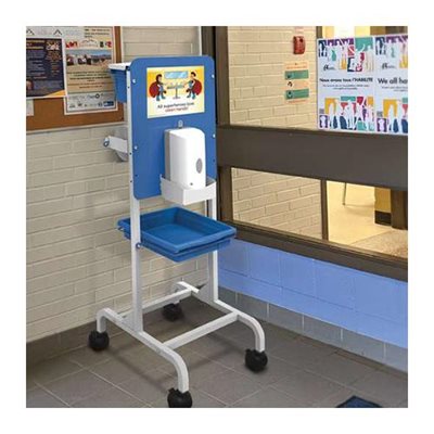 d base hand sanitizer station