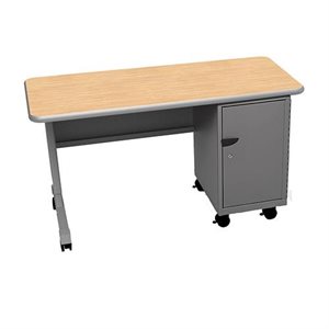 d single pedestal right desk 2 / 1 door
